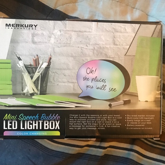 ⚜️Merkury innovations”Speech Bubble Led Light! - Picture 2 of 2